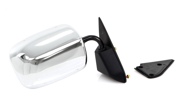 X570-4088-CR Outside Door Mirror Chrome Below Eyeline RH 88-98 Chevy GMC C/K Trucks SUV