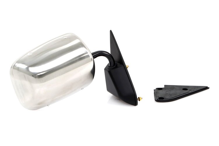X570-4088-SR Outside Door Mirror Stainless Below Eyeline RH 88-98 Chevy GMC C/K Trucks SUV