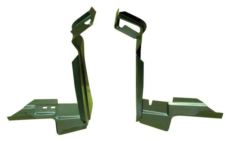 X657-3567-S Deck Lid Hinge Extensions (2pc Set), 67-69 Camaro Firebird
