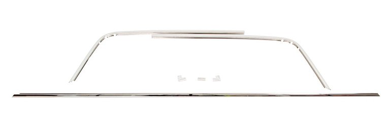 X670-4067-S Rear Window Reveal Molding Set 6 pcs 67-72 Chevy GMC CK Trucks