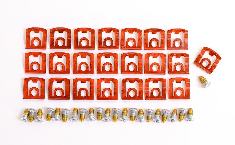 Back Glass Molding Clip & Screw Set