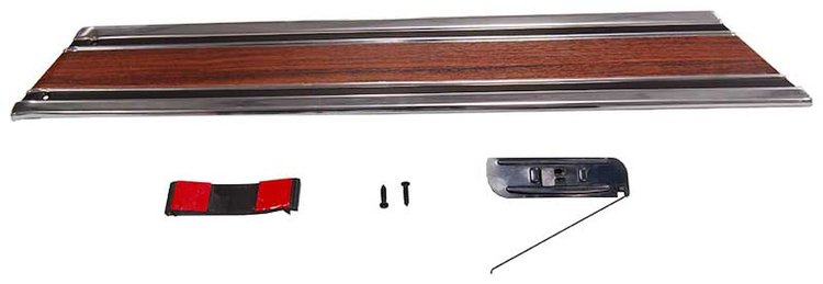 X731406936WL Rear Lower Bed Molding 69-72 Chevy GMC C/K Short Bed Fleetside Trucks