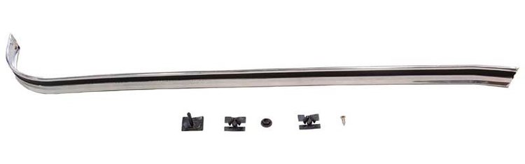 X731-4073-38R Rear Lower Bed Molding RH -73-80 Chevy GMC C/K Long Bed Fleetside Trucks