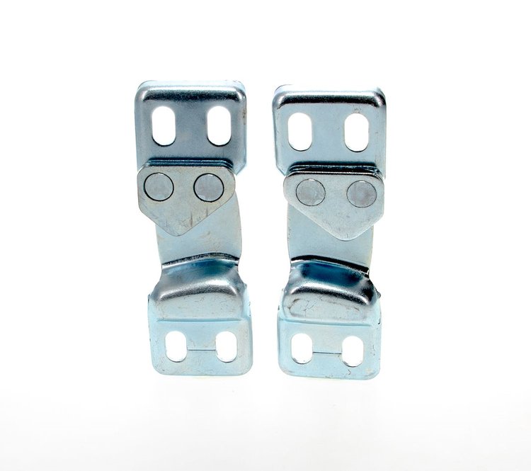X752-4052-P Door Latch Striker Plates LH/RH Pair 52-63 Chevy GMC C/K Trucks