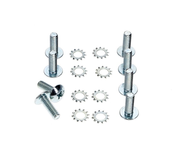 X752-4052-S Door Striker Screw Set 16 pcs 52-63 Chevy GMC Trucks, Suburban