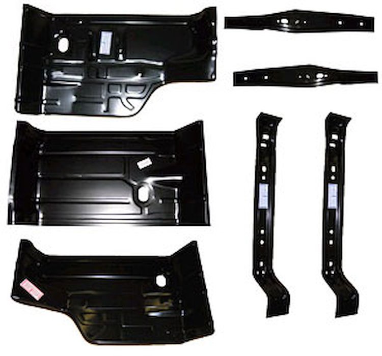 TRUNK FLOOR PAN 7 PC SET