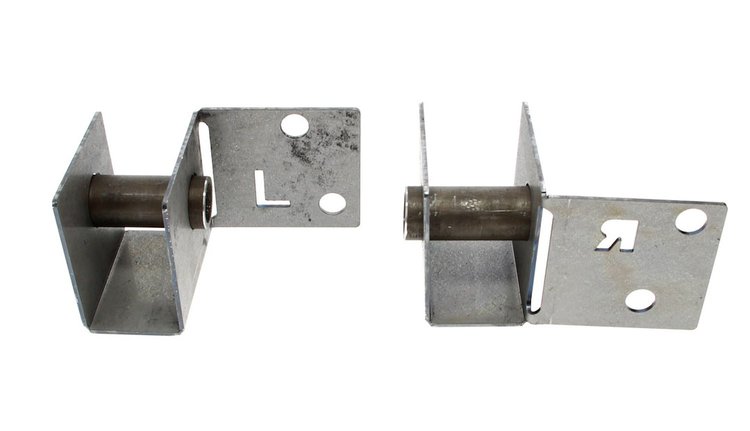 X865-1067-3S Spring Hanger Relocation Rear Shackle Mounts LH/RH Pair 63-75 Dodge Plymouth A-Body