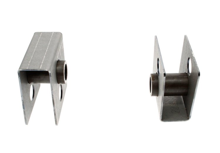 X865-1466-3S Spring Hanger Relocation Rear Shackles LH/RH Pair 66-70 Dodge Plymouth B-Body
