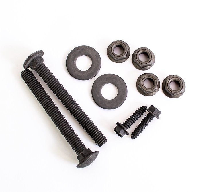 X880-3567-S Fuel Tank Strap Hardware Set for 1967 Chevy II Nova; 1967-1969 Camaro, Firebird