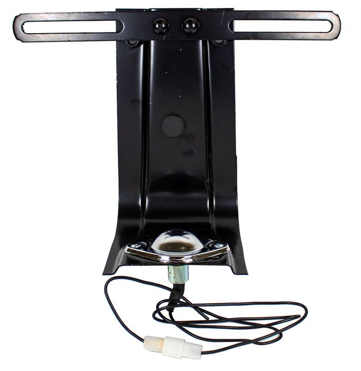 X945-4054 Rear License Plate Bracket w/ Lamp, 54-59 Chevy GMC Truck