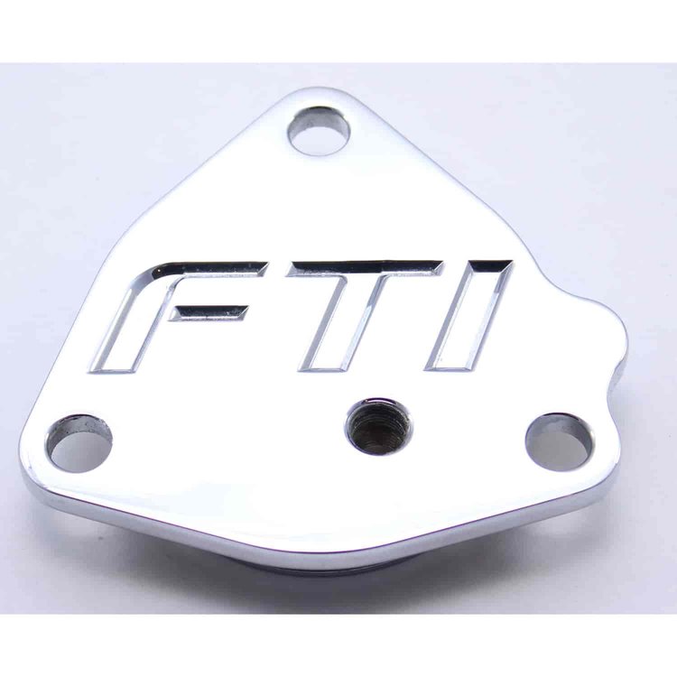 BILLET SERVO COVER CHROME Replaces factory cover which is prone to break or crack under high pressur