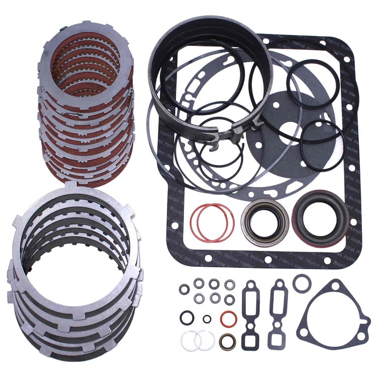 FTI PERFORMANCE GM POWER GLIDE 10 CLUTCH YOU BUILD IT PRO MOD KIT GASKET AND SEALS PTFE SEALING RI