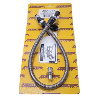 FTI PERFORMANCE GM TH350-400 FIREWALL MOUNT FLEXIBLE DIPSTICK LOKAR