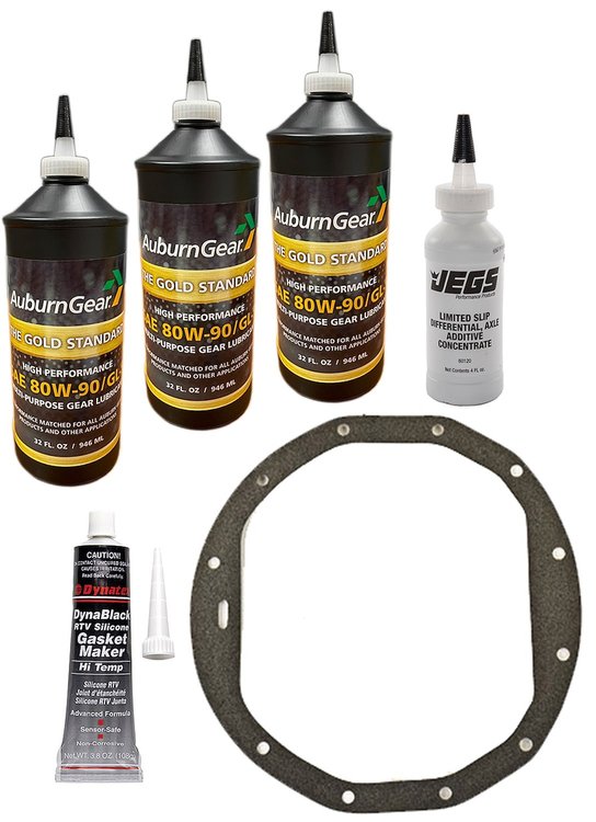 GM 8.875 in. 12-Bolt Differential Gear Oil Kit with Additive