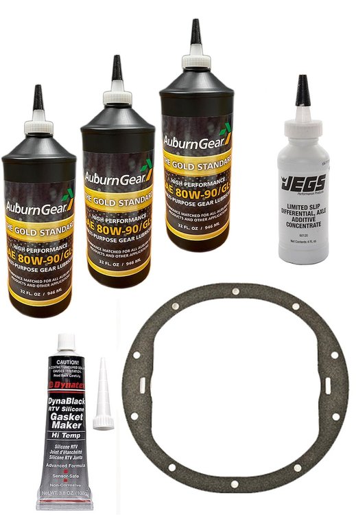 GM 8.200 in. 10-Bolt Differential Gear Oil Kit with Additive