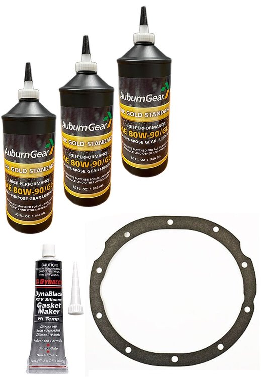 Ford 9 in. Differential Gear Oil Kit with Additive