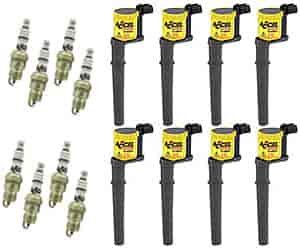 Super Coil Ignition Coil & Spark Plug Kit Ford 4.6L 5.4L 4V