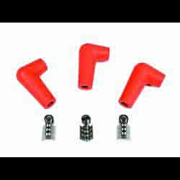 8.8/9mm, 90°, Orange, Vari-Angle Plug Boots For 13/16" Plugs