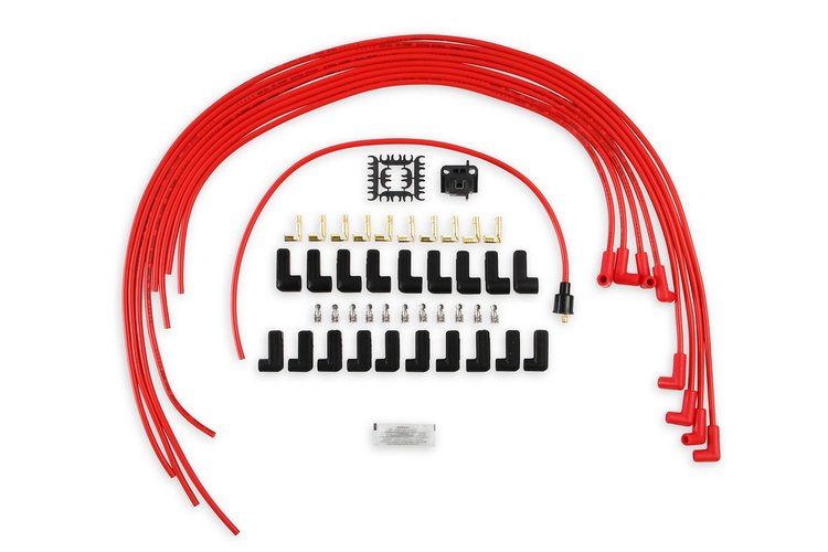 8mm SuperStock Spiral Wire Set 90° Spark Plug Boots