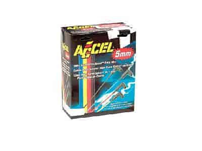 5mm 300+ Ferro-Spiral Race Plug Wires 90° Spark Plug Boots