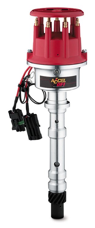 DFI Dual Sync Distributor Small Block Chevy - Red Cap