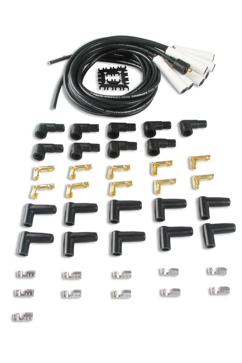 Extreme 9000 Ceramic Universal Plug Wire Set Straight Boots