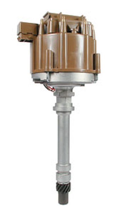 Chevy V8 Engines (except 348-409) with HEI, with Mechanical Advance. Complete with Coil and Hi-Po Module #110-35367