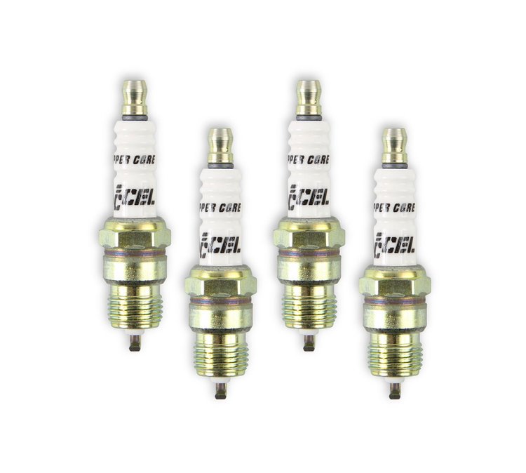 0576S-4 Copper Core Spark Plugs Shorty Design