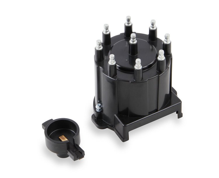 CAP/ROTOR GM HEI BLACK