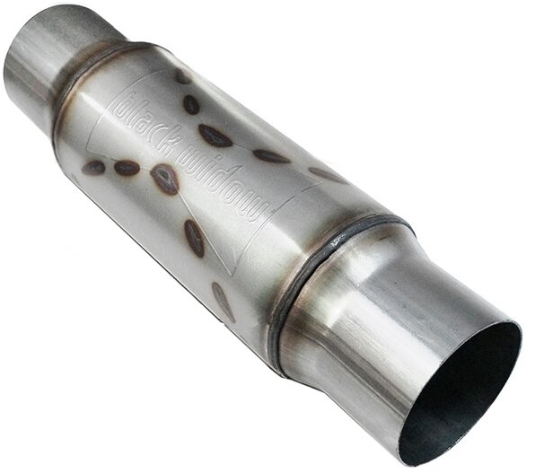 Widowmaker Muffler, 4 in. Diameter, Center Inlet/Center Outlet