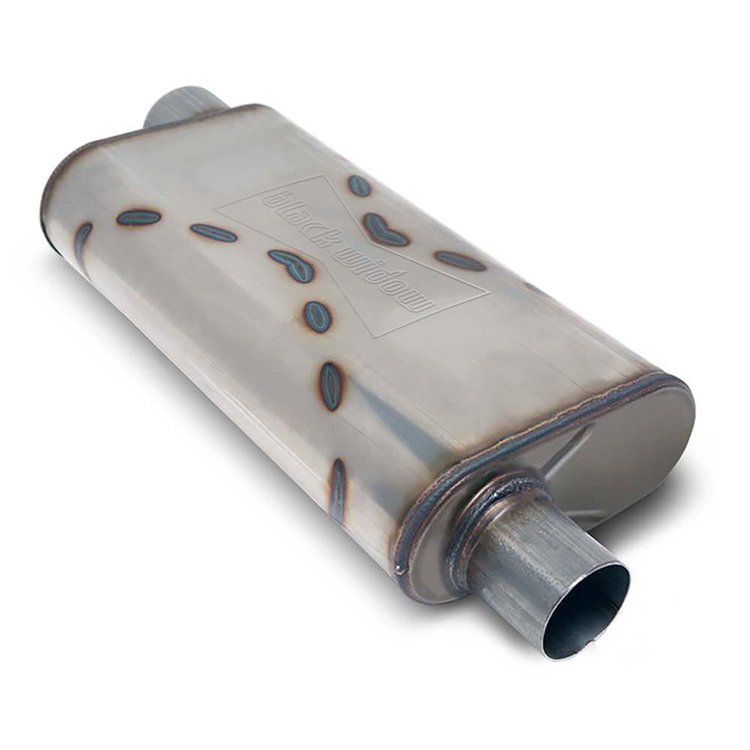 BWOOV3-33 Venom 300-Series Muffler, 3 in. Diameter, Offset Inlet/Offset Outlet