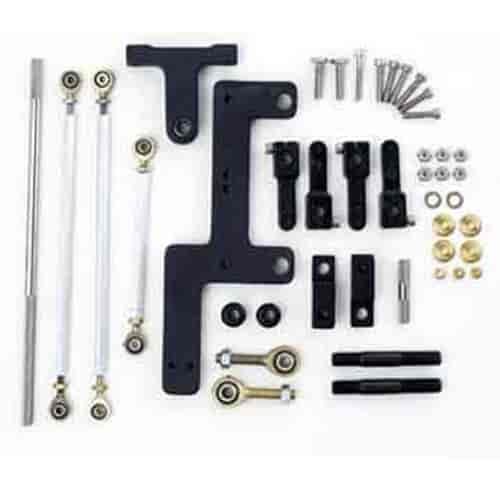 Supercharger Carburetor Linkage Kit Sideways Mounted Carburetors