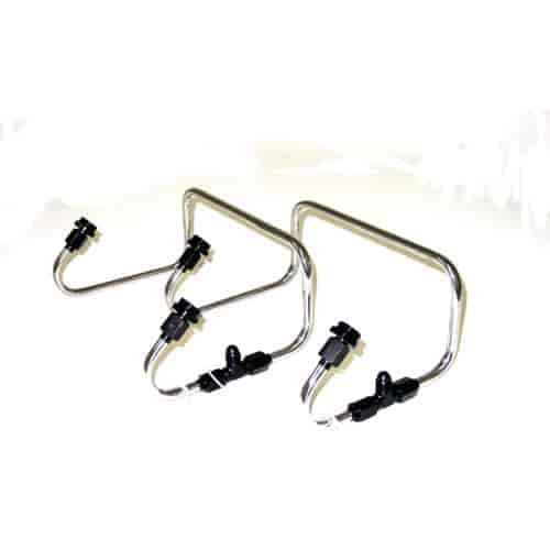 Dual Inlet Fuel Line Kit Fits: 4150 Holley/Quick Fuel Carburetors