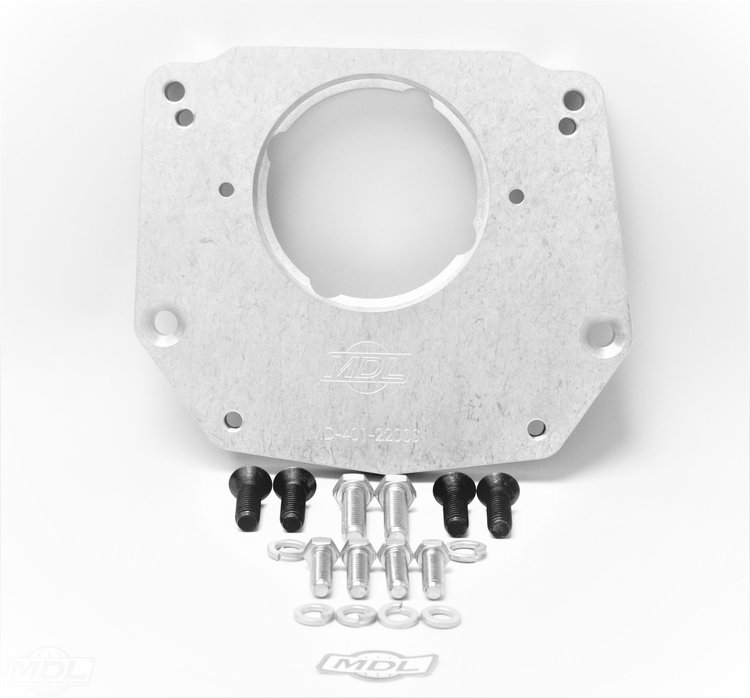 Bellhousing to Transmission Adapter Plate for GM 621 Style Bellhousing to Front Shift Ford T-5 [Billet Aluminum]