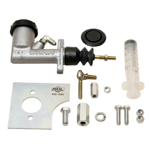 Hydraulic Clutch Master Cylinder Kit for 1955-1957 Chevy Bel Air, 150, 210, 0.750 in. Bore [Integral Reservoir]