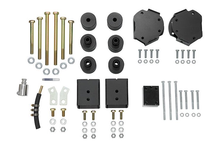 7007 Striker 2 in. Lift Kit Subcomponents, Front, 2010-2018 Mercedes-Benz Sprinter 2500