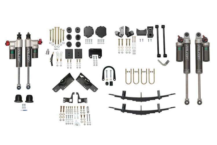 7073-MH Stage 6.3 2 in. Lift, Falcon 3.3 Shocks, Mid/Heavy Tune, 2019-2022 Mercedes-Benz Sprinter 2500