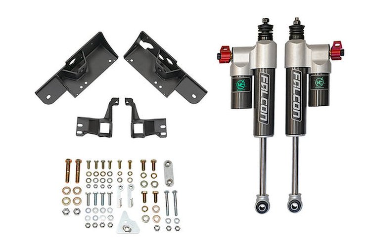 7128 Falcon 3.3 Fast Adjust Front Shocks, W/ Mounts, Select Mercedes-Benz Sprinter 2500/Sprinter 3500/Sprinter 3500XD