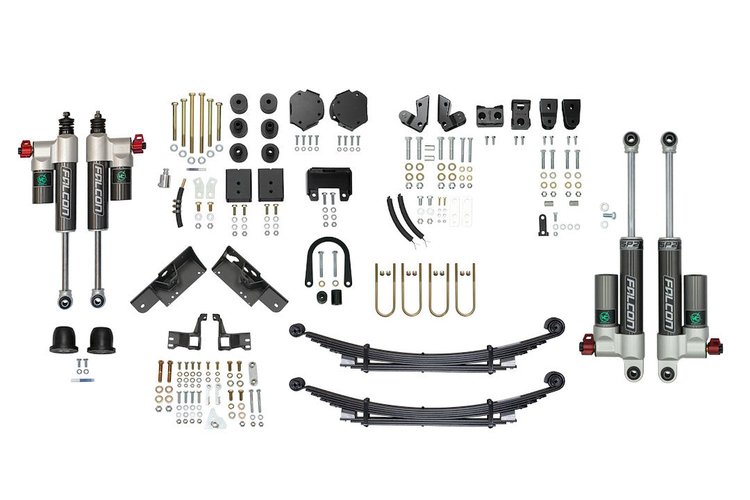 7205-MH Stage 6.3 System, 2 in. Lift, Falcon 3.3, Mid/Heavy Tune, Opti-Rate, 2019-2022 Mercedes-Benz Sprinter 3500