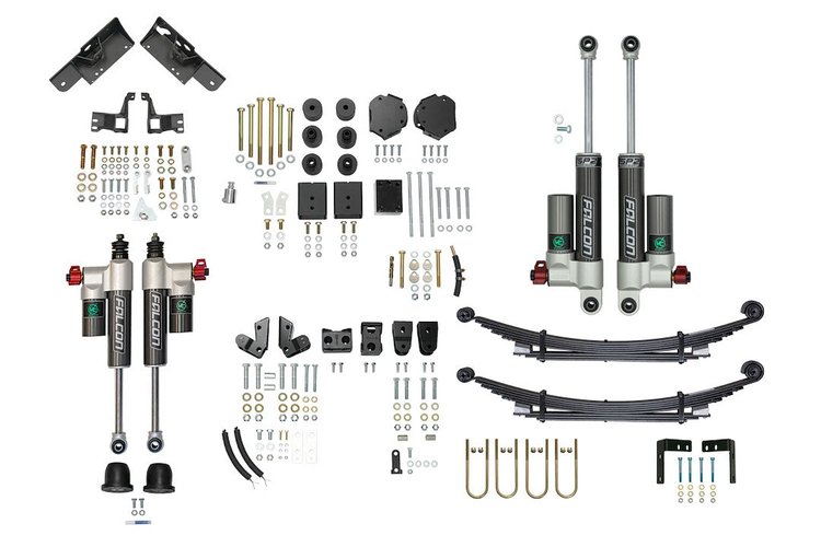 7235-MH Stage 6.3 2 in. Lift, Falcon 3.3, Mid/Heavy Tune, Select Mercedes-Benz Sprinter 3500XD