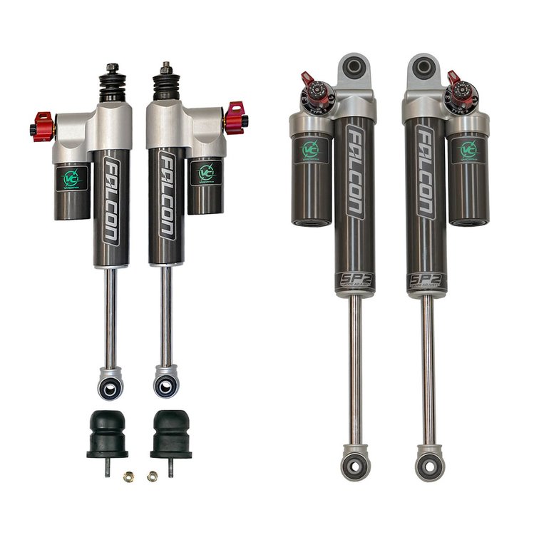 7342 Falcon 3.3 Fast Adjust Front & Rear Shocks W/ Sumo Springs, Mid/Heavy Rear Tune, Select Mercedes-Benz Sprinter 2500