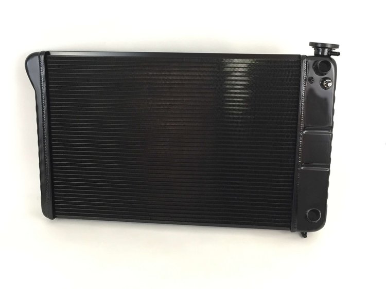 2-Row Aluminum Direct Fit Radiator for 1968-1972 Chevy Nova [Black]