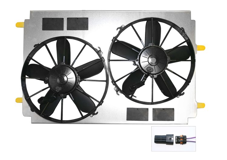 Electric Cooling Fan for 1997-2004 Chevy Corvette [Aluminum]