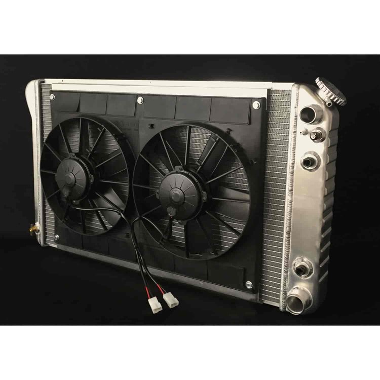 LSX Swap Direct Fit Aluminum Radiator 1973-1977 Chevelle