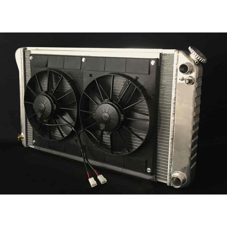 LSX Swap Direct Fit Aluminum Radiator 1973-1977 Chevelle