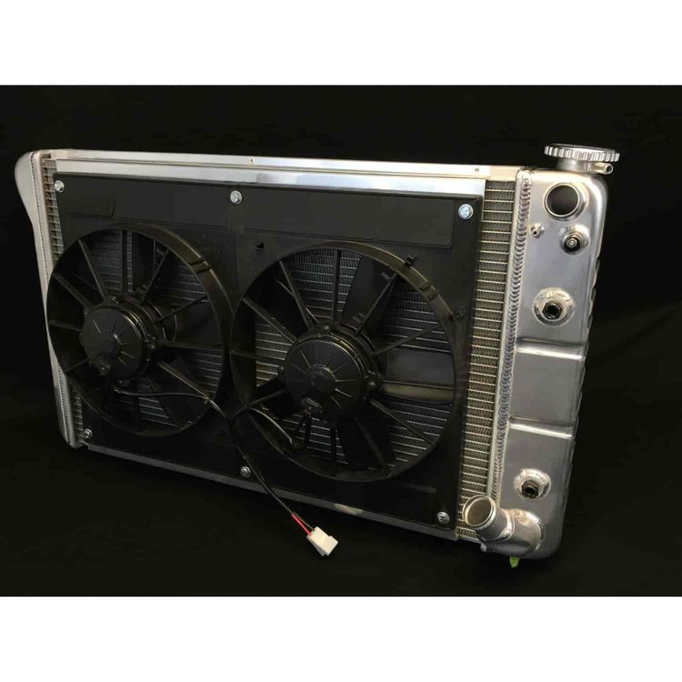 LSX Swap Direct Fit Aluminum Radiator 1969-1972 Corvette Small Block