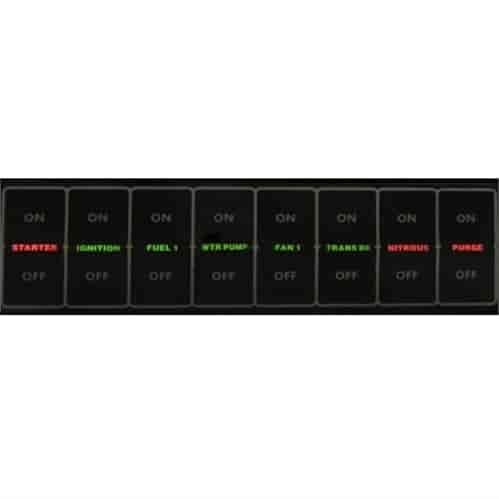 *REMAN 8 Switch Flat Touch Control Panel