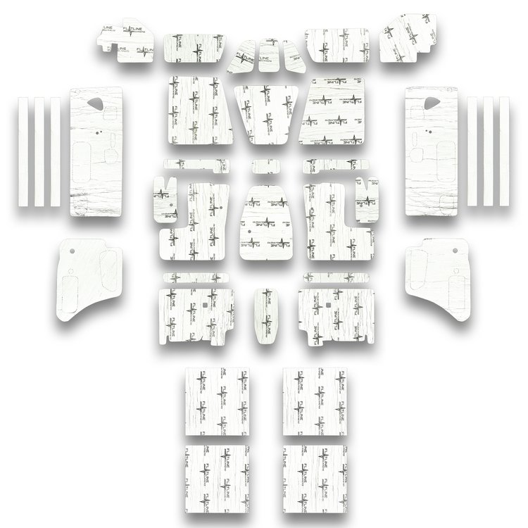 Full Insulation & Sound Dampening Kit for 1966-1967 Ford Fairlane, Mercury Comet, Cyclone 2 Door Hardtop [Silver]