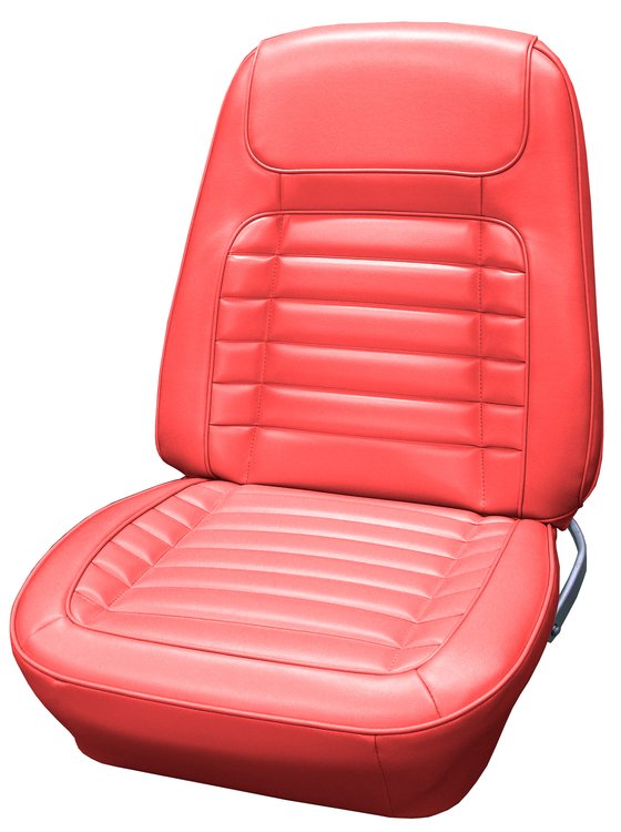 AA68GCD0010501G 68 CAMARO CUSTOM BUCKETS - RED