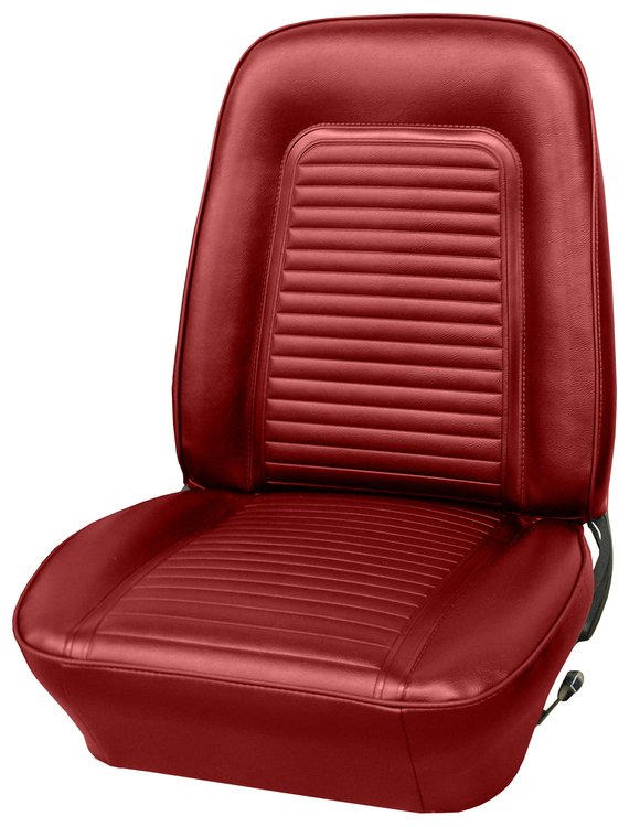 AA69GCS0010511G 69 CAMARO STANDARD FRONT BUCKETS - RED